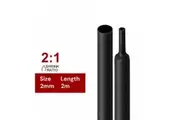 2m Polyolefin Shrink Tube 5/64" (2mm) 2:1 Ratio Heat Shrink Tubing Sleeving Wrap Shrinking