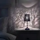 Metal Engraved Lampshade Barrel Shape Table Lamp Cover for Kitchen Dining Room