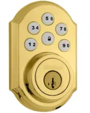 Kwikset 910 SmartCode Z-Wave Deadbolt - Polished Brass - Brand New Sealed