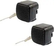 XYWHPGV 2 Pcs Universal 500W Audio System Tweeter Speakers Black for Car Auto(4886a 49d49 42d24 60d10 5d1f9 b82bd
