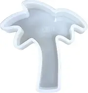 Palm Tree Beach Freshie Silicone Mold for Scented Aroma Beads Car Candle, Soap Oven Safe to Bake Heat Resistant to 400 F 3.8 x 3.8 x 1” inch Coconut Tree Tropical