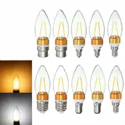 E27 E14 E12 B22 B15 2W Non-Dimmable Edison Filament Incandescent Candle Light Bulb Lamp 110V E27 WARM WHITE