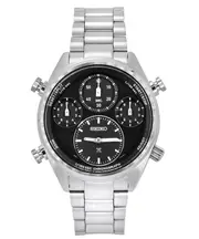 Seiko Prospex Speedtimer Chronograph Black Dial Solar SFJ003P1 100M Mens Watch