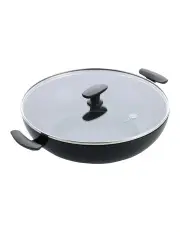 [GreenPan] Smartshape Covered Wok 32cm 5.43L with 2 Side Handles in Black