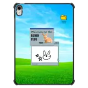 iPad Air 11-inch (M2/M3) iPad Impact Case Bunny Talk