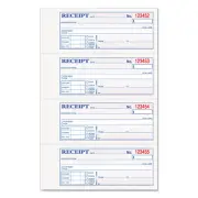 TOPS Money and Rent Receipt Books 2-3/4 x 7 1/8 Two-Part Carbonless 200