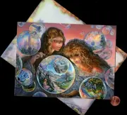 HTF JOSEPHINE WALL Encouragement Girls Bubble s Unicorn Castle - Greeting Card