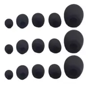 10Pcs Mini Microphone Cover Headset Replacement Foam Mic Cover Windshield