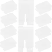 GRADENEVE Radiator Bracket Protective Sleeve 10pcs Plastic Vibration Inserts Radiator Hook Cover Sturdy Durable Replacement Parts