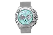 Invicta Racing Stainless Steel Turquoise Dial Quartz 47202 Men's Watch