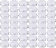 Tosnail 24 Pack of 0.5 oz. Mini Round Tins Lip Balm Tins Container with Screw Thread Lid