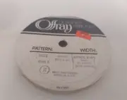Offray Designer Ribbons Woven Edge Pattern 5921 10 Yards New