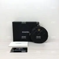 在飛比找Yahoo!奇摩拍賣優惠-30年老店 預購 CHANEL 荔枝 金鍊 圓形 零錢包 吊