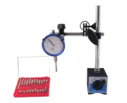Magnetic Base with Fine Adjustment & SAE Dial Test Indicator & 22 Piece...