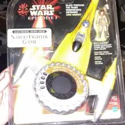 Hasbro Star Wars Episode 1 Electronic Hand-Held Naboo Fighter Game NIP 7yrs plus