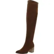 DV By Dolce Vita Womens Tempt Faux Suede Over-The-Knee Boots Shoes BHFO 3792