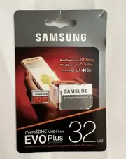 Samsung EVO Plus 256GB Micro SDXC U3 Memory Card with SD Adapter