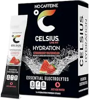CELSIUS Hydration™ Strawberry Watermelon Flavor, Essential Electrolyte Hydration Packets (Pack of 14)