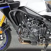 Ship from AU for Y.amaha Tracer 9 GT 2021 2022 2023 Motorcycle Highway Crash Bars Stunt Cage Bar Engine Guard Bumper Side Frame Slider Gas Tank Falling Protector Steel Modified Parts 21-23