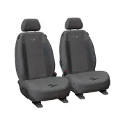 R.M. Williams Front Car Seat Covers Suede Velour, Grey - Pair VLRMW23BXGRY30