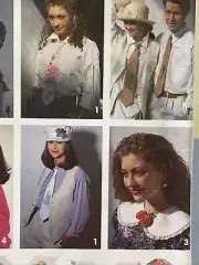 UNCUT Vintage 1993 Simplicity 8402 Crafts Neck Ties Collars Flowers Transfers