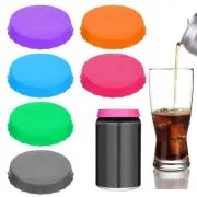 Silicone Soda Can Lids 6 Pack – Shield Your Coke, Beer, And Pop Cans