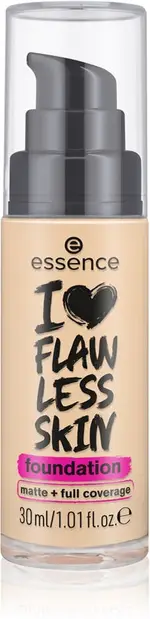 [Essence cosmetics] Essence I Love Flawless Skin Foundation Covering Matte Effect Color 30 - Dark Porcelain 30 Ml