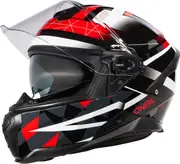 Oneal Challenger Exo Helmet, black-grey-red, Size M for Men Black Grey Red