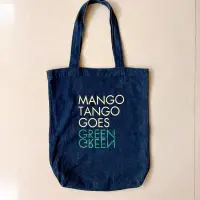 在飛比找蝦皮購物優惠-泰國曼谷Tango Mango肩背牛仔布帆布袋帆布包提袋