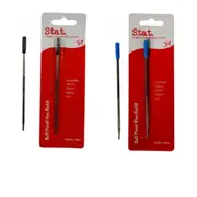 Stat Cross Ballpoint Pen Refill Medium (Pack of 10) - Blue