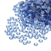 2880 Pcs Hotfix Rhinestones Flatback Crystal Glass Gems SS10 2.9mm,Light Blue