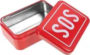 BESPORTBLE Large Capacity Sturdy Tinplate Medicine Storage Box with Corner Edge Design - Ideal First Aid Kit for Home and Office Use - and Stylish