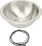 QANYEGN Round Stainless Steel Sink, Small RV Kitchen Sink, RV Bathroom Sink Assembly for RVs, Camperss, Yachts, Boats and Traditional Kitchens
