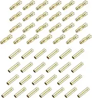 uxcell 25 Pairs Banana Plugs Connector 3mm Male Female Banana Plug for Speaker Wire RC Battery ESC Motor