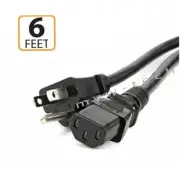 6ft AC Power Cord Cable Lead For SAMSON Resolv 65a Active Studio Monitor Speaker