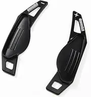 Car Steering Wheel Shift Paddles for L&and R&Over Discovery 10-18 Car-Styling 2pcs Steering Wheel Aluminum Shift Paddle Shifter Extension HTEOPOEKFR(Black)