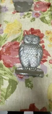 Vintage Rare 1960s Owl Cast Iron Hearth Decor Doorstops Barn Hoot Bookends