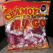 5 Bags Of Rago Pulp Chamoy Candy -5 Bolsas De Rago Pulp Chamoy