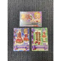 在飛比找蝦皮購物優惠-偶像學園aikatsu 商品卡 聖誕節