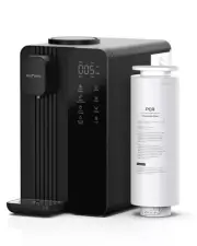 UV Reverse Osmosis System Countertop Water Filter, Hot Water Dispenser, 7 Stage