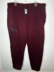 Under Armour Unstoppable Joggers Sweatpants Men's 2XL NEW NWT Plum