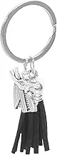 KITANDOVE Ancient Egyptian Anubis Tassel Keychain Charm Unique Metal Pendant for Stylish Bag Wallet Backpack and Purse Decoration Lightweight and Resilient Accessory