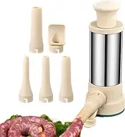 Sausage Maker, Fast Sausage Manual Sausage Stuffer Machine, Hand Meat Sausage Stuffing Machine Manual Sausage Maker for Household Use, Beginner, Mercenary