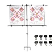 Highwild Adjustable Steel Paper Target Stand with 8 A-