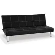 Chelsea Sofa Bed Faux Leather Lounge Couch Futon Furniture Modular Suite