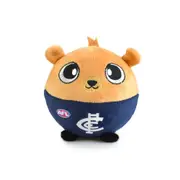 AFL Squishii Carlton Kids/Children 10cm Footy Team Soft Collectible Toy 3y+