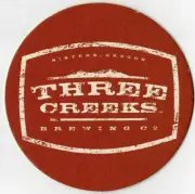 Three Creeks Brewing Beer Coaster Sisters OR