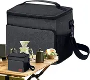 Soft Sided Cooler Bag - Insulated Soft Cooler Lunch Bag with Shoulder Strap,Leakproof Camping Hiking Cooling Food Drink Transporter for Beach Travel Picnic Boating Work BBQ