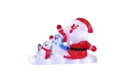 Acrylic Santa Penguin And Snowman