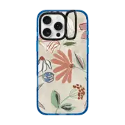 iPhone 16 Pro Max Impact Ring Stand Case MagSafe Compatible Monday Floral